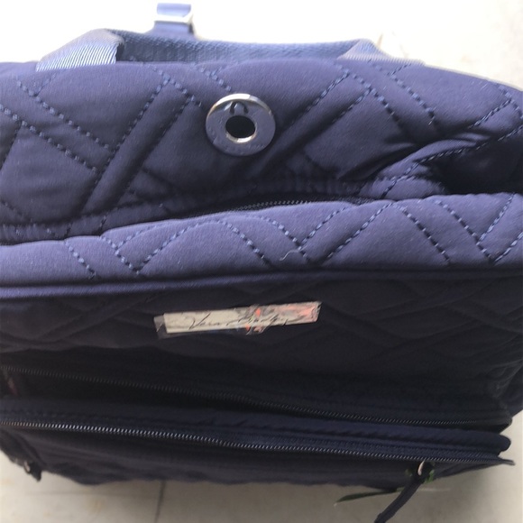 🆕 Vera Bradley Campus Backpack ~ Classic Navy - Picture 5 of 10
